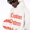 Hip hop custom heavy weight Anti-Shrink 3D Puff Printing Hoodie