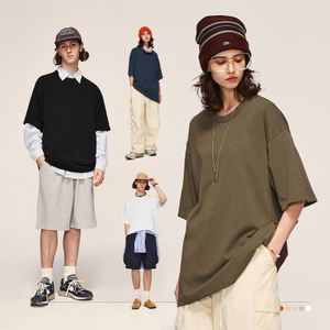 320GSM Heavyweight Oversized Drop Shoulder Cotton T-shirt