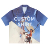 High Quality Quick Dry Custom Cuban Collar Linen Short Sleeve Hawaiian Men'S Shirts