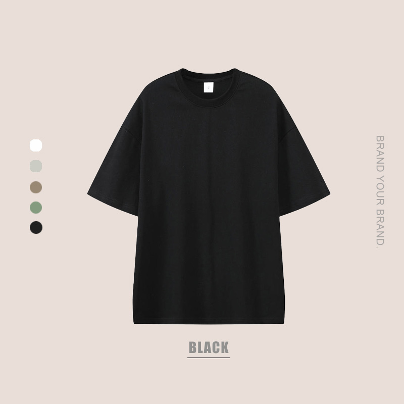 320GSM Heavyweight Oversized Drop Shoulder Cotton T-shirt