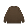 Stylish FOG color 350g raglan sleeve loose fleece sweatshirt