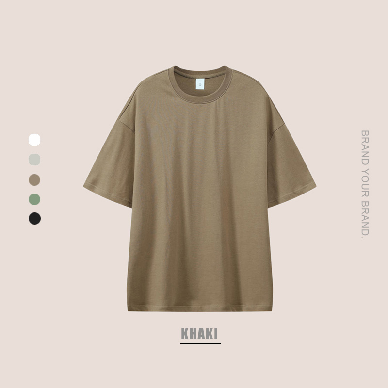 320GSM Heavyweight Oversized Drop Shoulder Cotton T-shirt