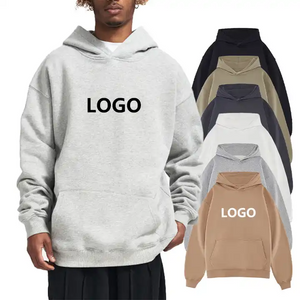 500GSM Men High Quality Heavyweight Oversized Polar Fleece Hoodie