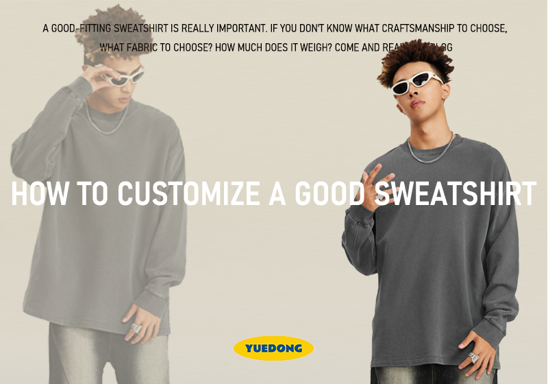 How to customize a nice sweatshirt 