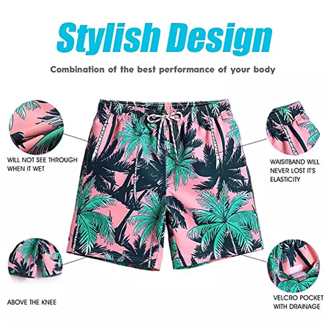 Custom Summer Men's Beach Swim Trunks Shorts