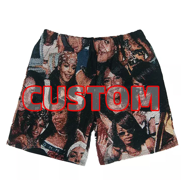 Custom Streetwear Jacquard Woven Tapestry Shorts